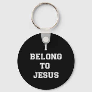 Chaveiro Christian Retro Citação Que Pertenço A Jesus Funny