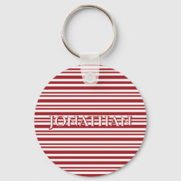 Chaveiro Christmas Candy Cane Stripes