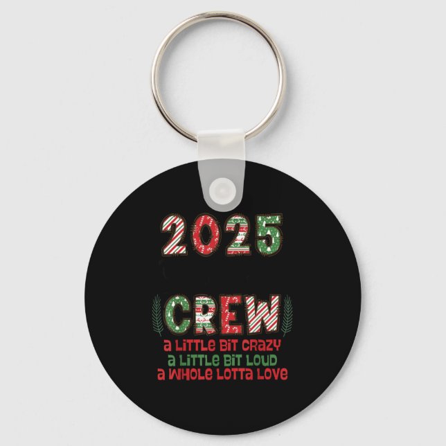 Chaveiro Christmas Crew 2025 Family Christmas Matching Xmas (Frente)