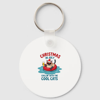 Chaveiro Christmas In July Daddy Mommy Chillin With The Sia