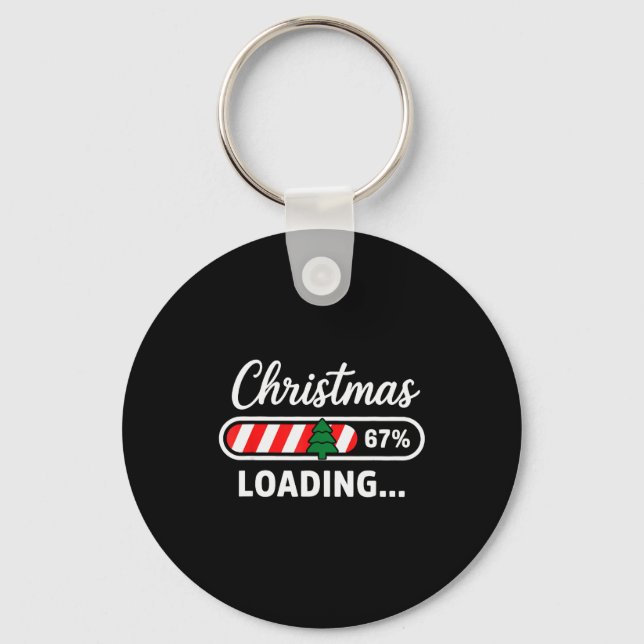Chaveiro Christmas Loading 67% Funny 6 7 Meme Xmas Gen Alph (Frente)