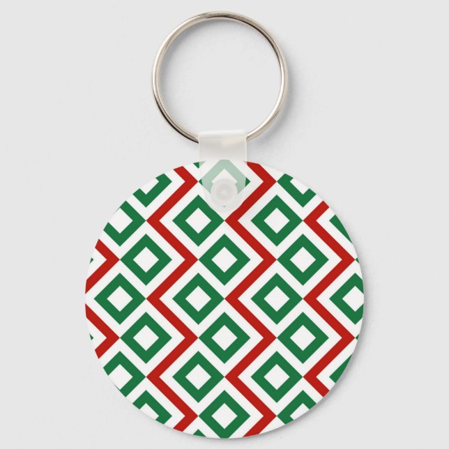 Chaveiro Christmas Meander (Frente)