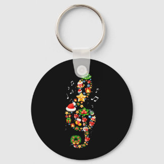 Chaveiro Christmas Musical Note Music Lover Teacher Sing