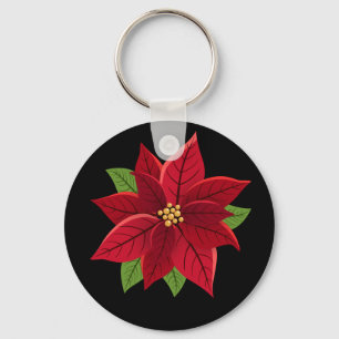 Chaveiro Christmas Poinsettia