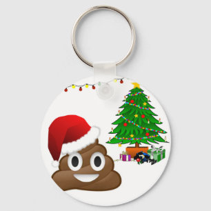 Chaveiro christmas poo emoji