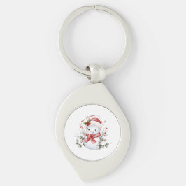 Chaveiro "Christmas Snowman Delight Metal Keychain