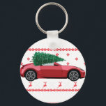 Chaveiro Christmas Tree Oldtimer Car Xmas Ugly Sweater Pull<br><div class="desc">A stylish keychain featuring a vintage classic car design. A perfect accessory for car lovers and collectors. Great for everyday use or as a small and thoughtful gift for classic car enthusiasts.</div>