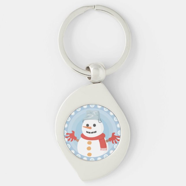 CHAVEIRO CHRISTMAS WINTER SNOWMAN (Frente)