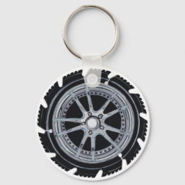 Chaveiro Chrome Mag Wheel