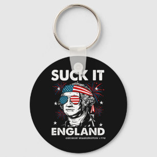 Chaveiro Chupa-esse Inglaterra Camisa engraçada 4 de julho 