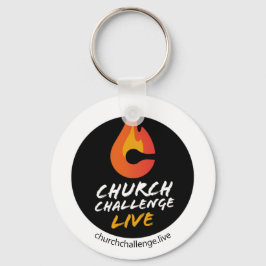 Chaveiro Church Challenge Orange Flame