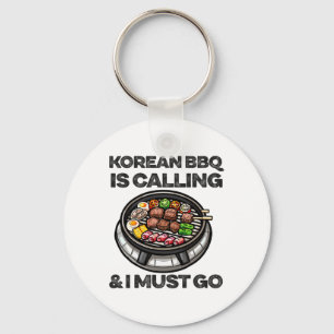 Chaveiro Churrasco coreano Engraçado Comida de Byrbecue na