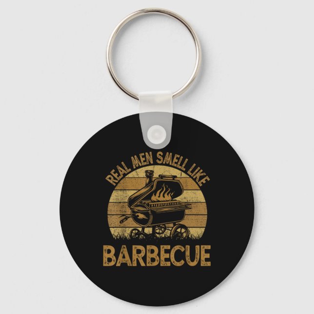 Chaveiro Churrasco De Chef Homens Reais Cheiroem Como Barbe (Frente)