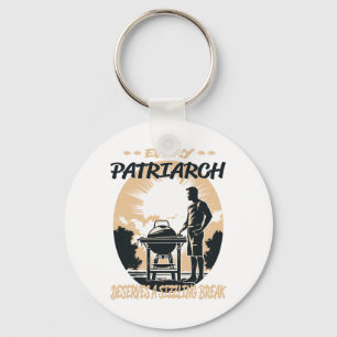 Chaveiro Churrasco Engraçado Patriarca, Chef Ou Divertiment