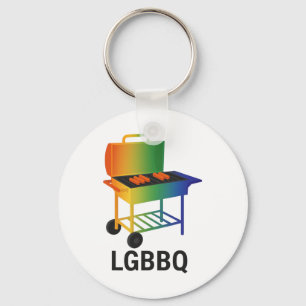 Chaveiro Churrasco Funny Pride Lgbq - Rainbow Grill Lgbtq P