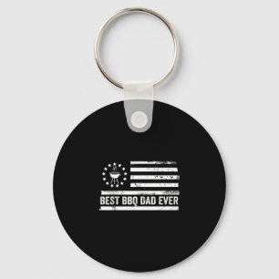 Chaveiro Churrasco grelhando bandeira americana patriótica