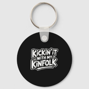 Chaveiro Chutar Com Minha Reunião Familiar Engraçada Do Kin