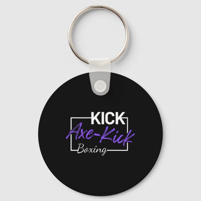 Chaveiro Chute de Machado de Kickboxing (Frente)