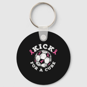 Chaveiro Chute Para Uma Cura Fita Rosa Conscientização do C
