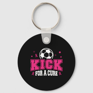 Chaveiro Chute Para Uma Cura Futebol Conscientização do Cân