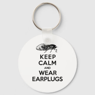 Chaveiro CICADAS estão aqui! Mantenha-se calma e Vista fich