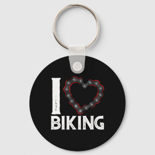 Chaveiro Ciclismo de Montanha Bicicleta Eu Amo Pedalar 