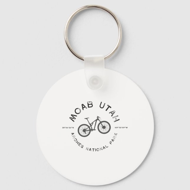 Chaveiro Ciclismo de montanha em Moab Utah T  (Frente)