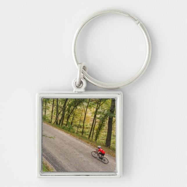 Chaveiro Ciclismo Em Estrada Rural (Frente)