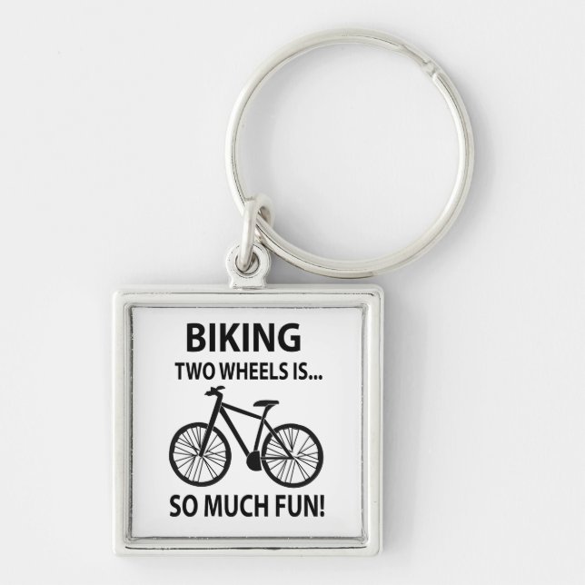 Chaveiro Ciclo de bicicleta de bicicleta de bicicleta de bi (Frente)