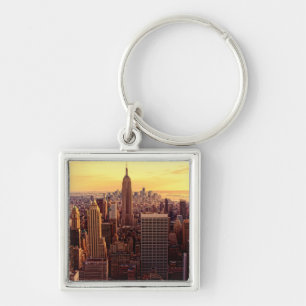 Chaveiro Cidade da skyline de New York com estado do