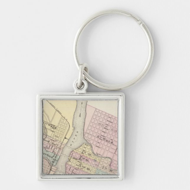 Chaveiro Cidade de Ft Howard, Cidade da Baía Verde (Frente)