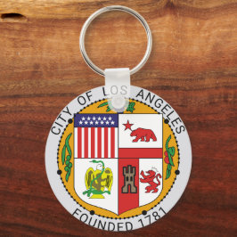 Chaveiro Cidade de Los Angeles 1781, Vintage California Her