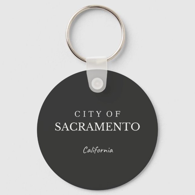 Chaveiro Cidade de Sacramento, Califórnia (Frente)