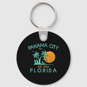 Chaveiro Cidade do Panamá Flórida Praia Verão Tropical Vint