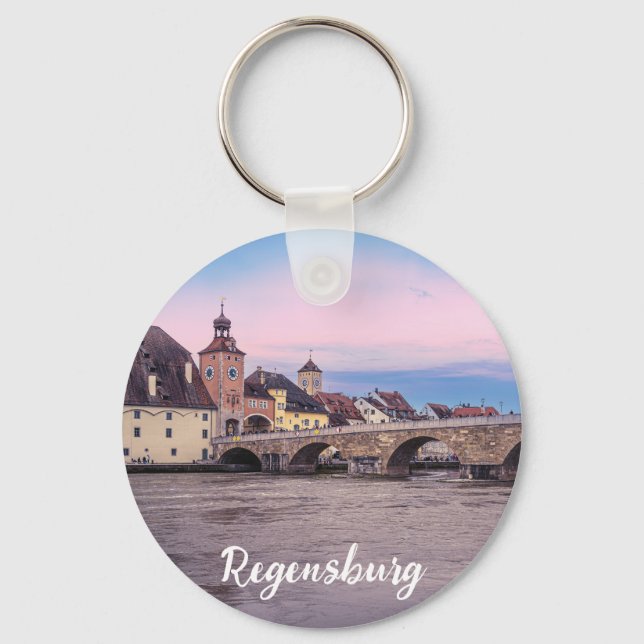 Chaveiro Cidade histórica de Regensburg, Alemanha (Frente)