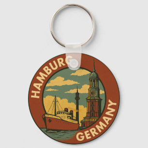 Chaveiro Cidade Portuária Alemã de Hamburgo