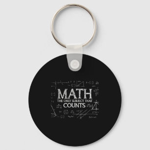 Chaveiro Ciência Engraçada Nerd Matemática O Único Assunto
