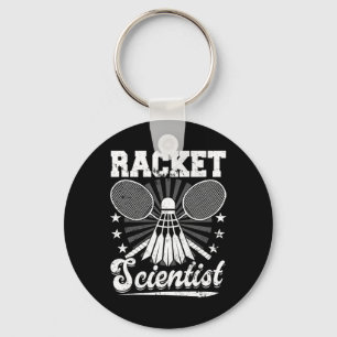 Chaveiro Cientista em Racket - Atleta do Jogador de Badmint