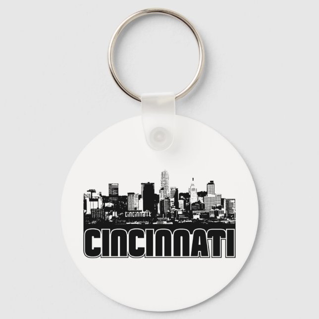 Chaveiro Cincinnati Skyline (Frente)