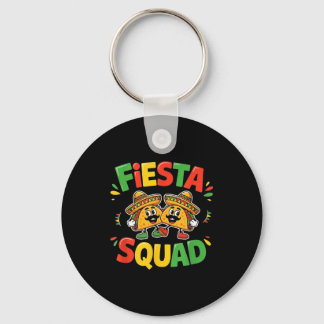 Chaveiro Cinco de maio esquadrão de festa engraçada para ho
