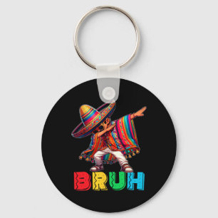 Chaveiro Cinco De Mayo Bruh Dabbing mexicano Poncho Kids