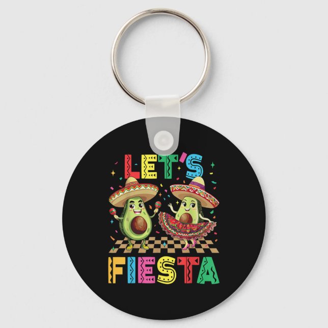 Chaveiro Cinco De Mayo Deixa Fiesta Engraçada Mexicana Avoc (Frente)