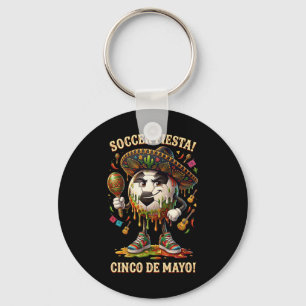 Chaveiro Cinco De Mayo Festa de Futebol Drip Esporte Amor H