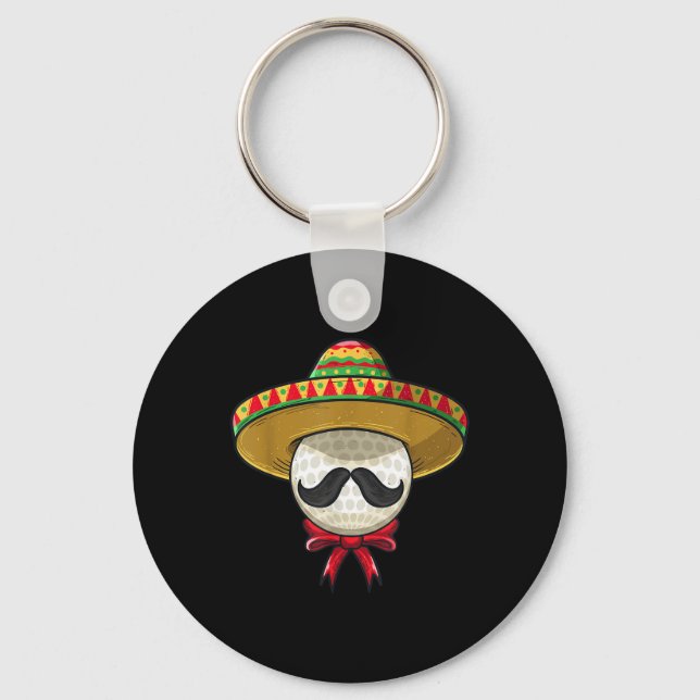 Chaveiro Cinco de Mayo _ Golf Mexicano Sombrero (Frente)