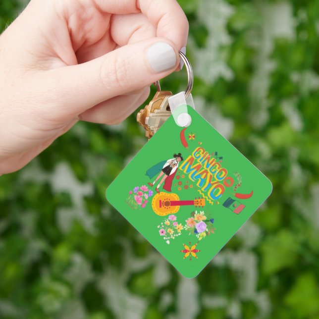 Chaveiro Cinco De Mayo kelly green (Mão)