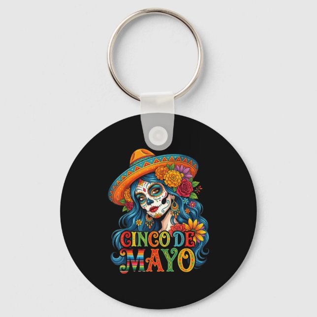 Chaveiro Cinco De Mayo Mexican Fiesta 5 De Mayo  (Frente)