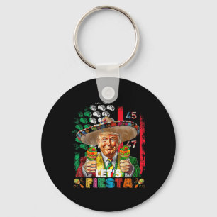Chaveiro Cinco de Mayo Trump Taco Engraçado Trump Mexicano