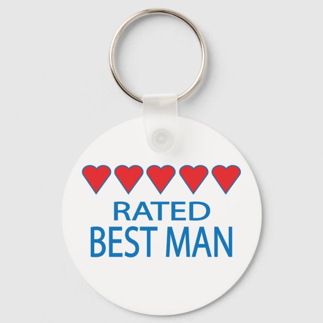 Chaveiro Cinco Melhor Homem do Coração (Frente)
