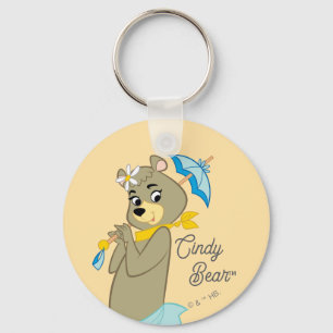 Chaveiro Cindy Bear Segurando Parasol