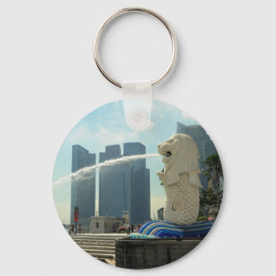 Chaveiro Cingapura da Escultura do Merlion